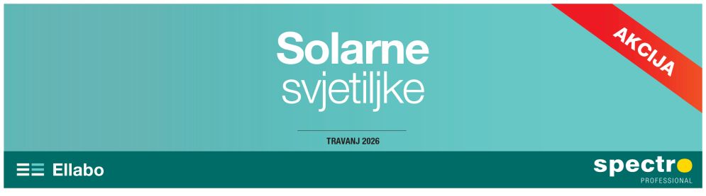 [akcija] Solarna cestovna / ulična parkovna svjetiljka Spectro professional